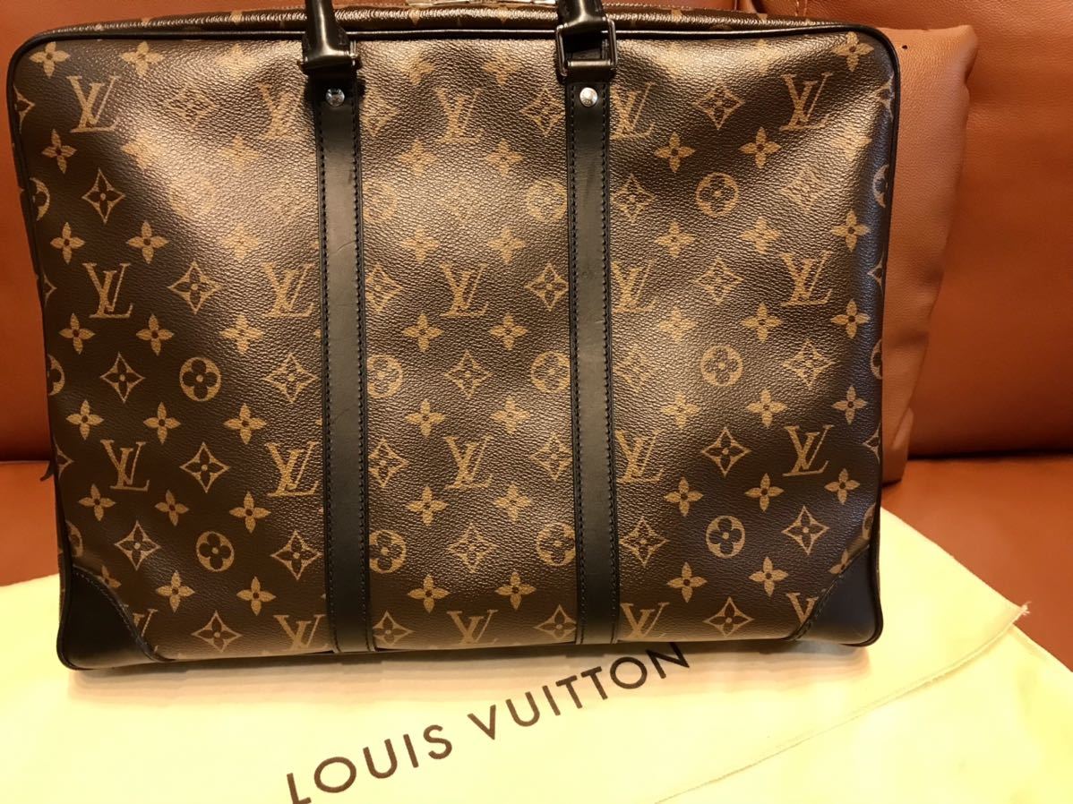 超極美品 ルイヴィトン Louis Vuitton モノグラムマカサー ポルト