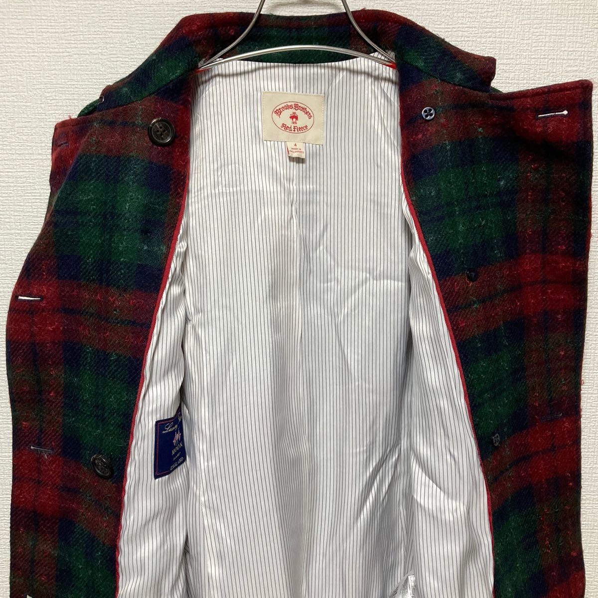 Brooks Brothers MOON トレンチコート ウール モヘア 美品 Brooks Brothers MOON トレンチコート ウール モヘア 美品