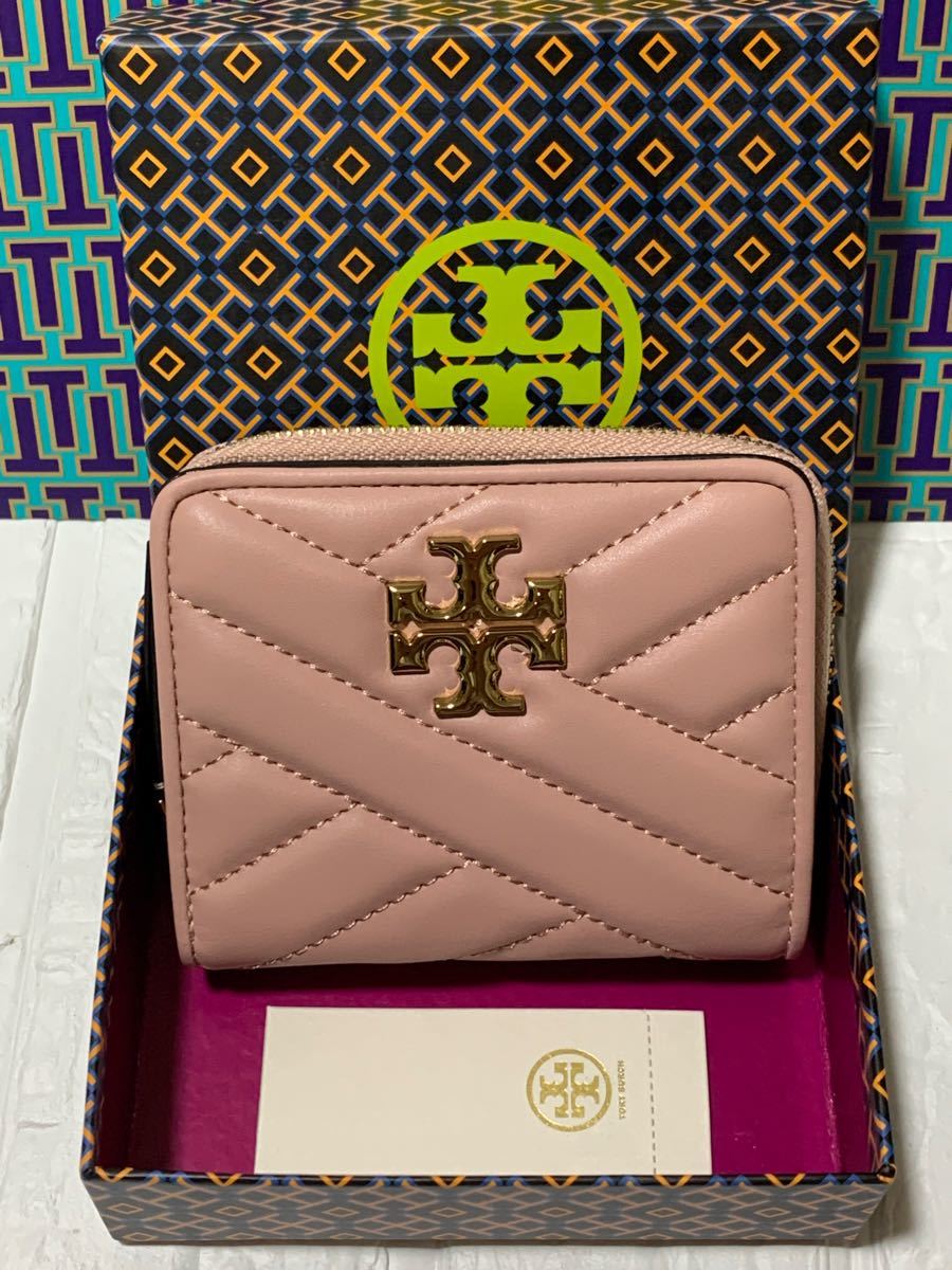 低価格の低価格の未使用 TORY BURCH トリーバーチ レザーラウンド