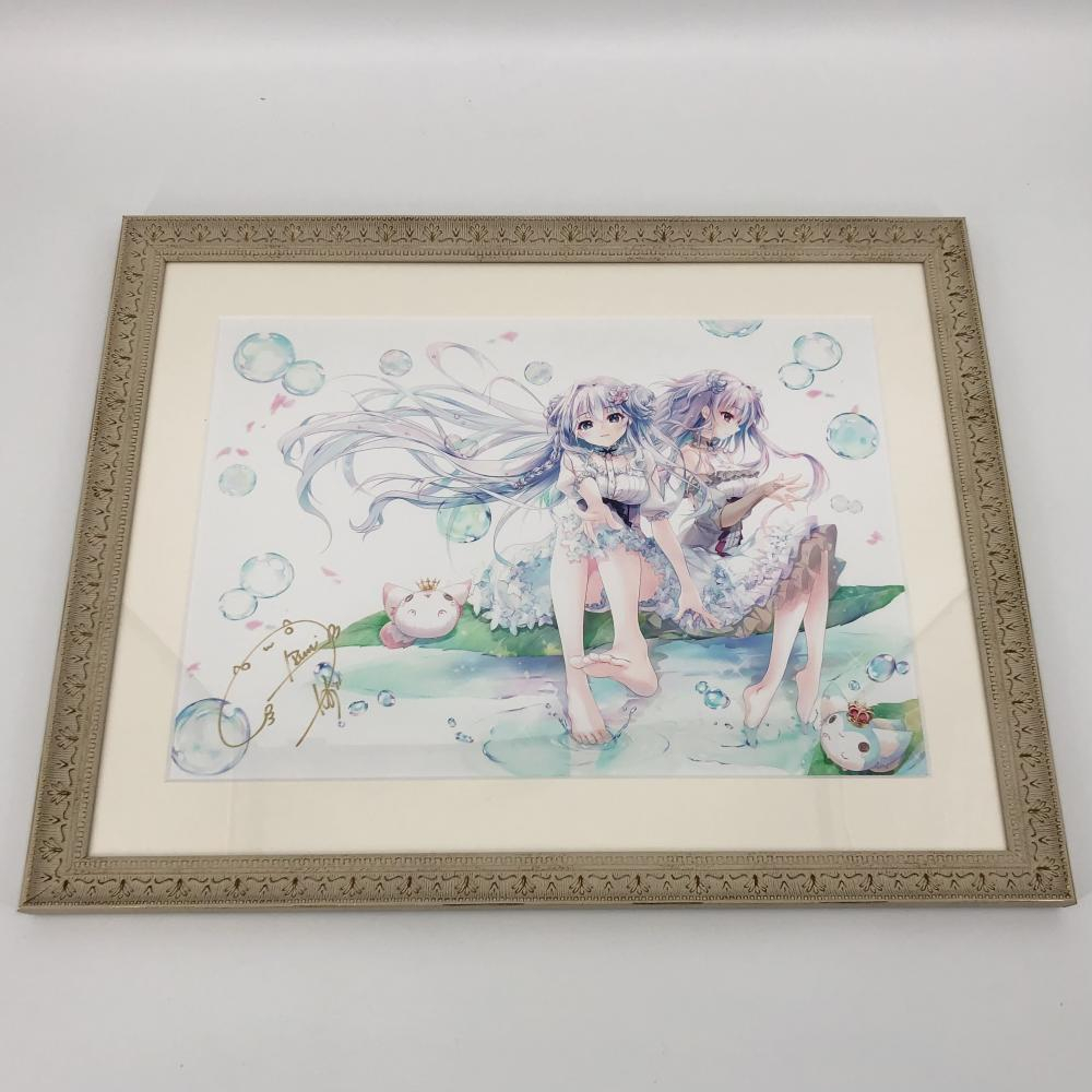 【中古】開封 翡翠亭 和泉つばす展2 メインビジュアル 高精細複製原画 豪華額装[240017525399]_画像1