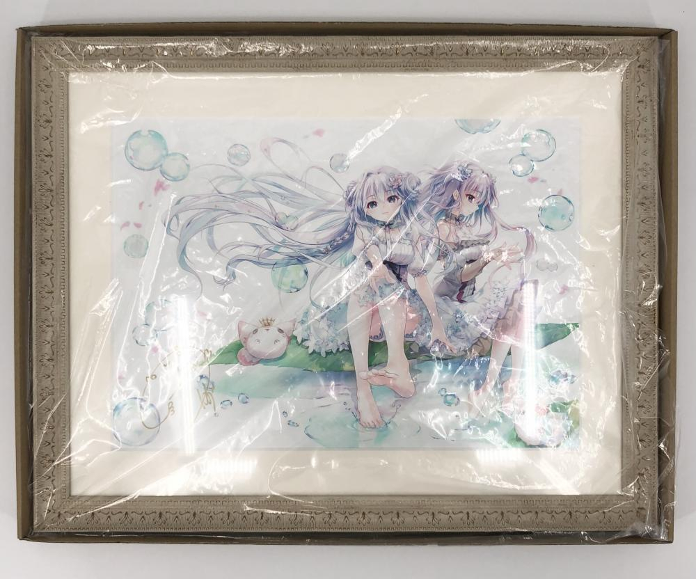 【中古】開封 翡翠亭 和泉つばす展2 メインビジュアル 高精細複製原画 豪華額装[240017525399]_画像5