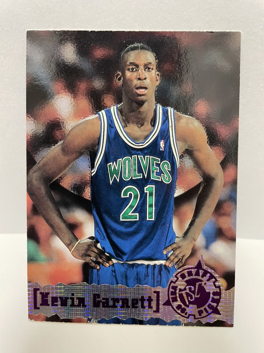 NBAカード　ケビン・ガーネット　KEVIN GARNETT TSC ‘95 NBA DRAFT PICKS 5th  【ROOKIEカード】【ウルブズ時代】