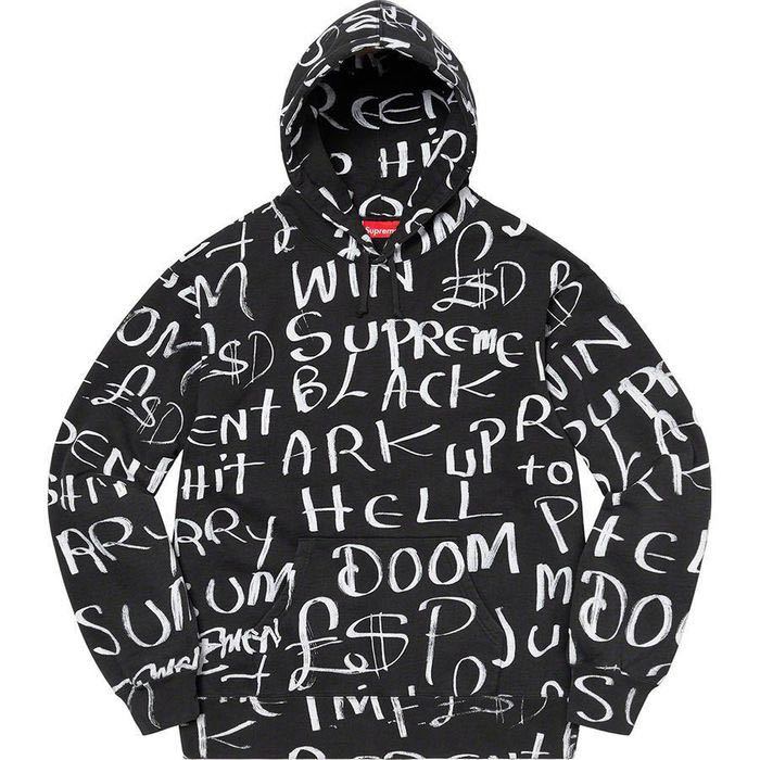 Supreme Black Ark Hooded Sweatshirt XL