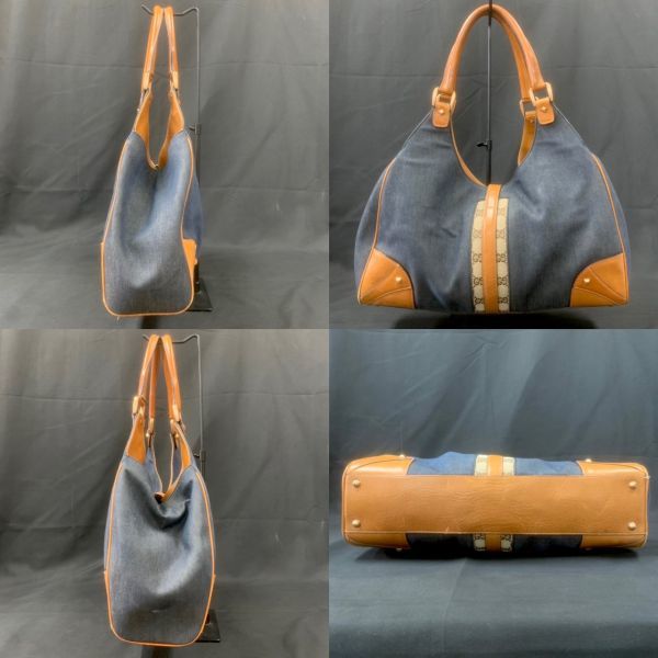 DJc253D10 GUCCI グッチ ニュージャッキー デニム レザー GG柄 DJc253D10 GUCCI グッチ ニュージャッキー デニム レザー GG柄