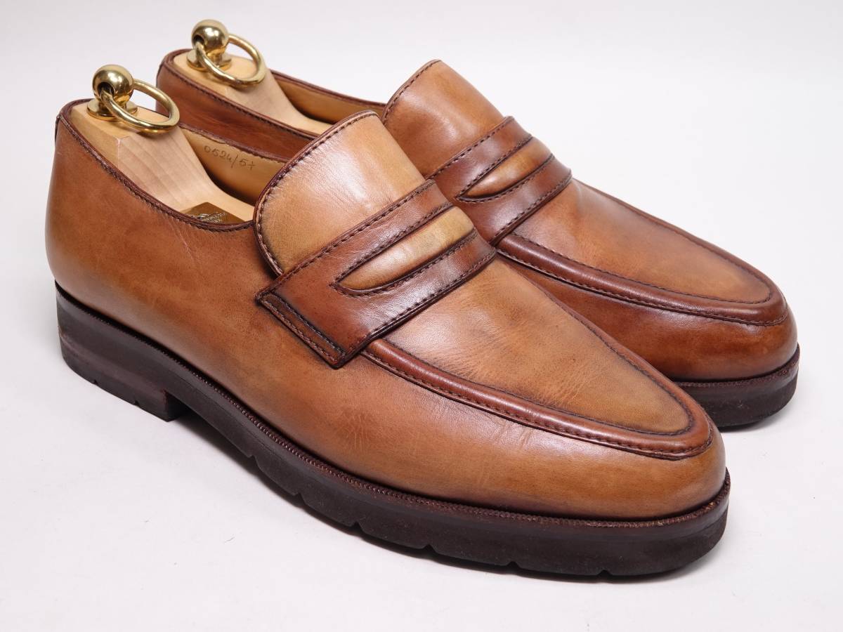 301 / 1101 finest quality Berluti Loafer Brown Venetian leather 5.5?