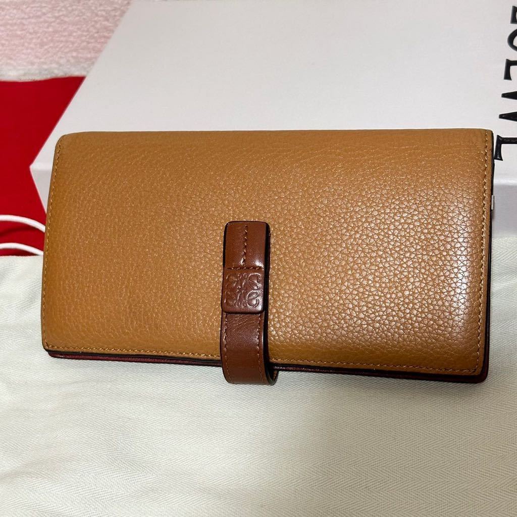 別倉庫からの配送】 【美品】バーティカル ウォレット 財布 ロエベ