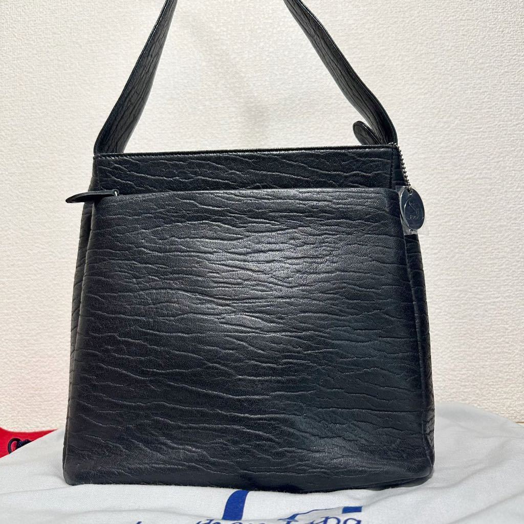 極美品★ JRA 認定 シールスキン アザラシ ハンドバッグ genuine seal leather エキゾチックレザー ショルダーバッグ_画像2