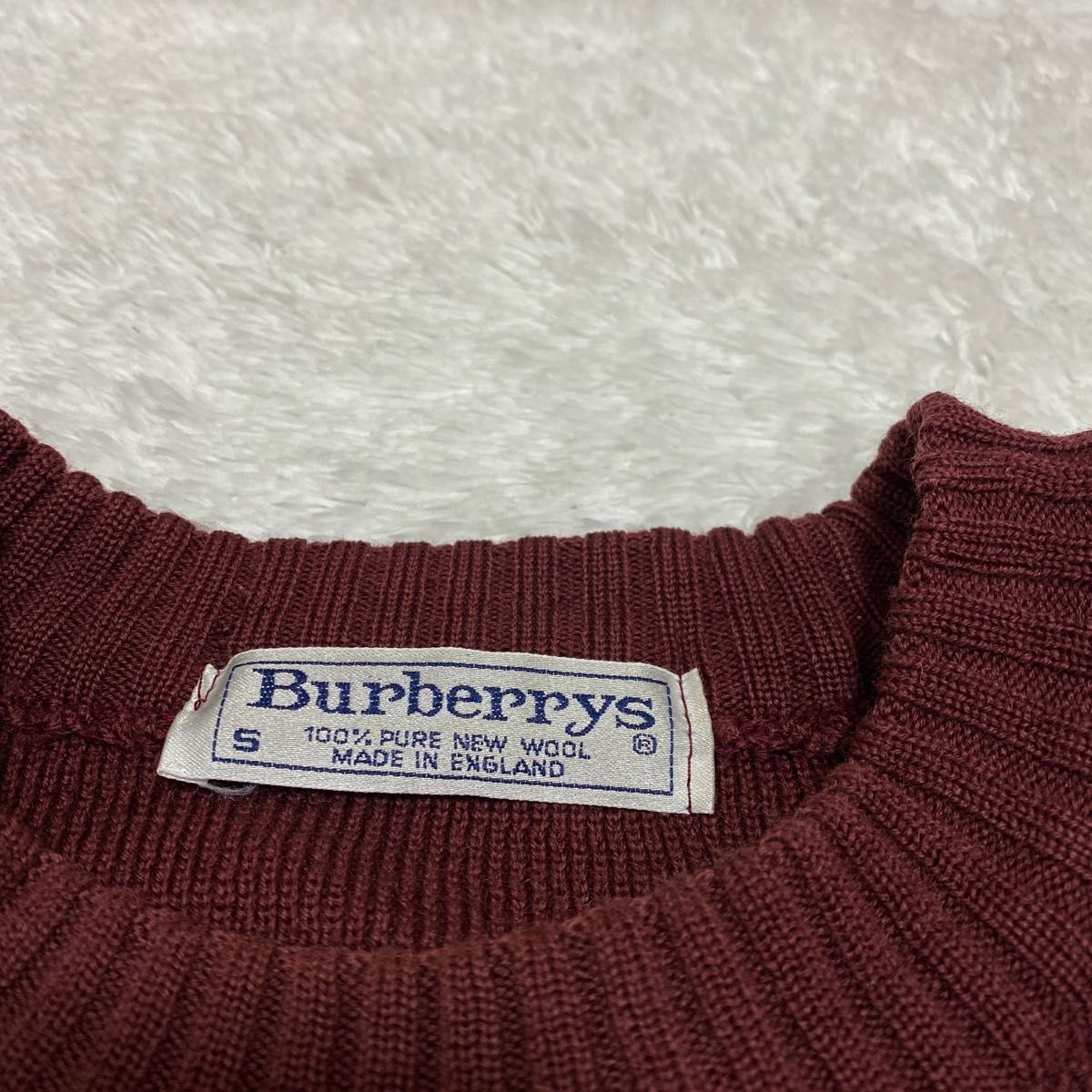 【希少】Burberrys☆コマンドセーター ニット エルボーパッチ  刺繍 バーバリーズ バーバリー Burberry