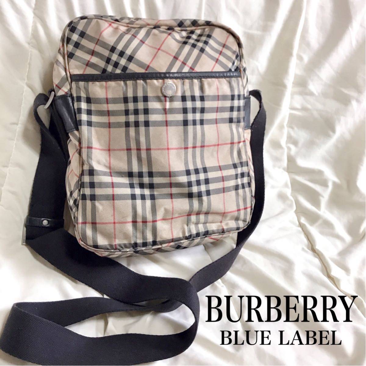 最大の割引 BLUE BURBERRY LABEL バーバリーブルーレーベル ナイロン