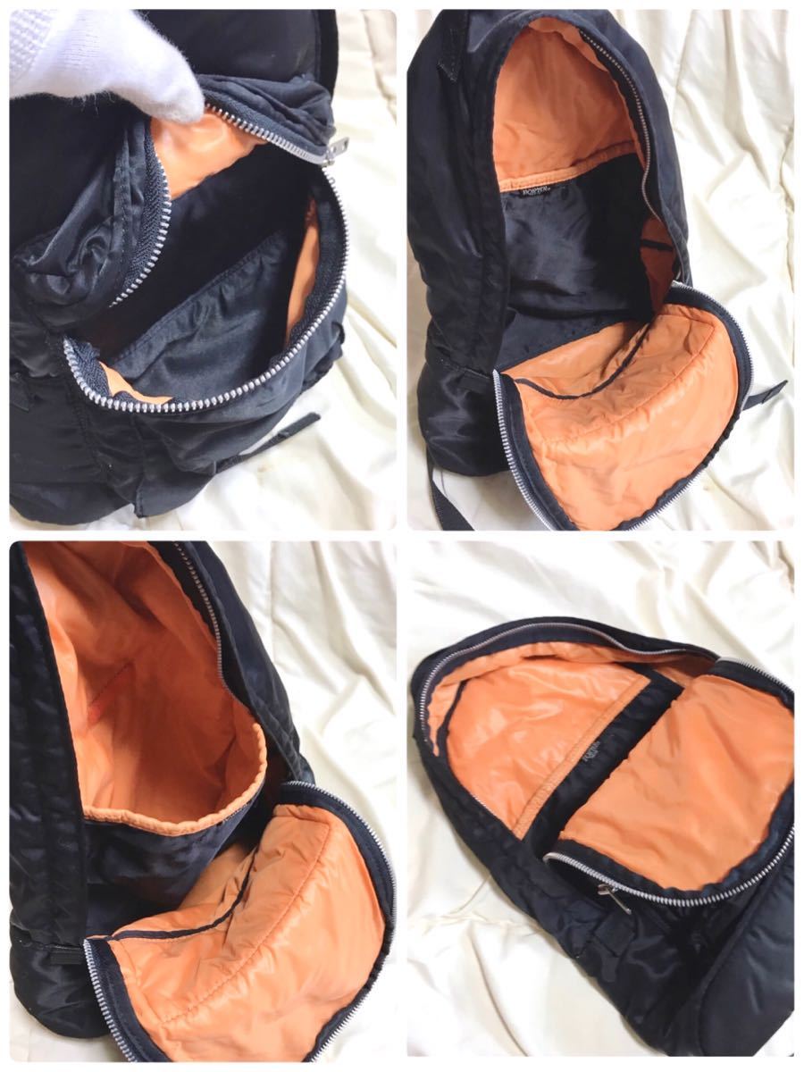 【美品】PORTER リュックサック バックパック タンカー ナイロン ブラック 吉田カバン