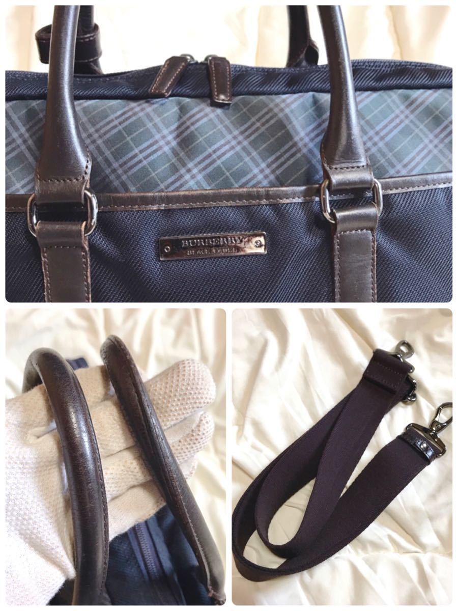 Burberry BLACKLABEL ブリーフケース ショルダー チェック-