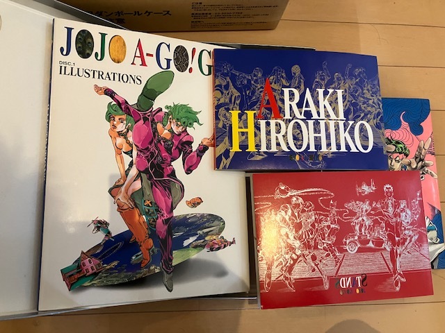 送料無料 ジョジョの奇妙な冒険 25周年記念画集 JOJOVELLER 完全限定版 jojoa-go!go! 岸部露伴ルーブルへ行く ジョジョ展 おまけ多数