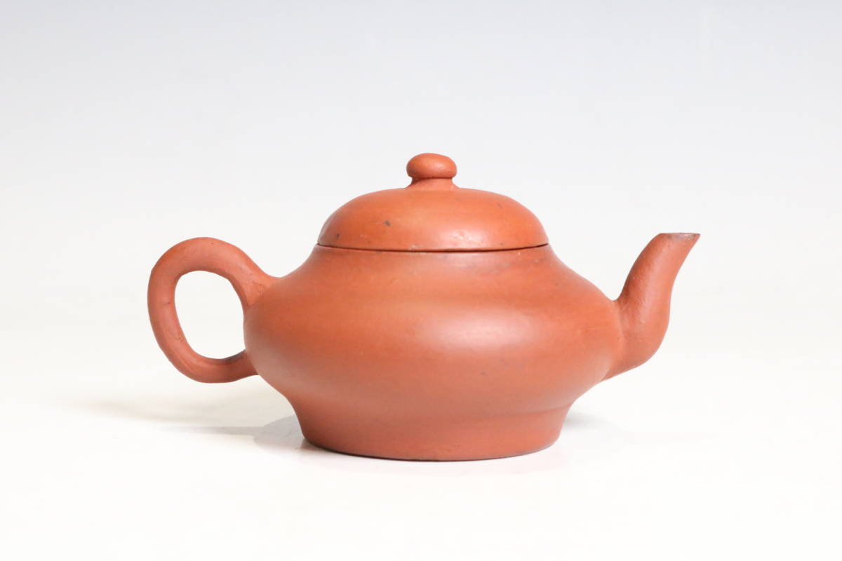 中国美術 宜興紫砂茶壺 唐物朱泥急須 惠孟臣款 煎茶（F375）_画像3