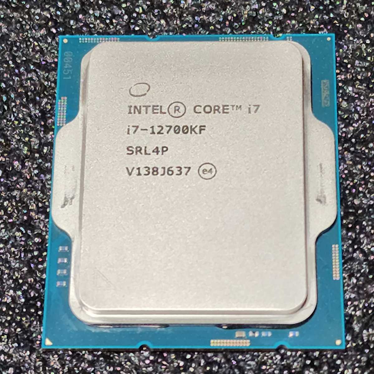 CPU Intel Core i7 12700KF 3.6GHz 12コア20スレッド AlderLake PCパーツ インテル 動作確認済み