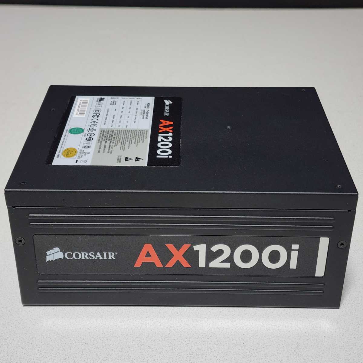 CORSAIR AX1200i(75-000784) 1200W 80PLUS PLATINUM認証 ATX電源ユニット 動作確認済み フルプラグイン PCパーツ CORSAIR AX1200i(75-000784) 1200W 80PLUS PLATINUM認証 ATX電源ユニット 動作確認済み フルプラグイン PCパーツ