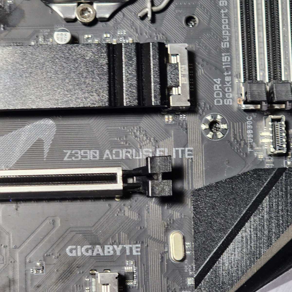 GIGABYTE Z390 AORUS ELITE IOパネル一体型 LGA1151 ATXマザーボード 第8・9世代CPU対応 最新Bios  動作確認済 PCパーツ