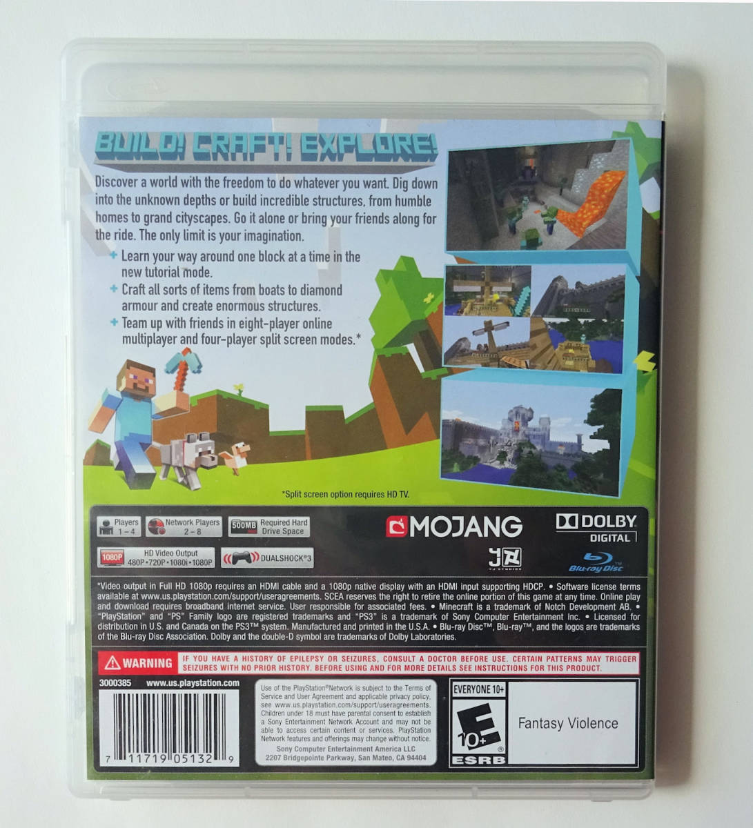 PS3 マインクラフト プレイステーション 3ディション (日英合版) MINECRAFT 北米版 ★ プレイステーション3