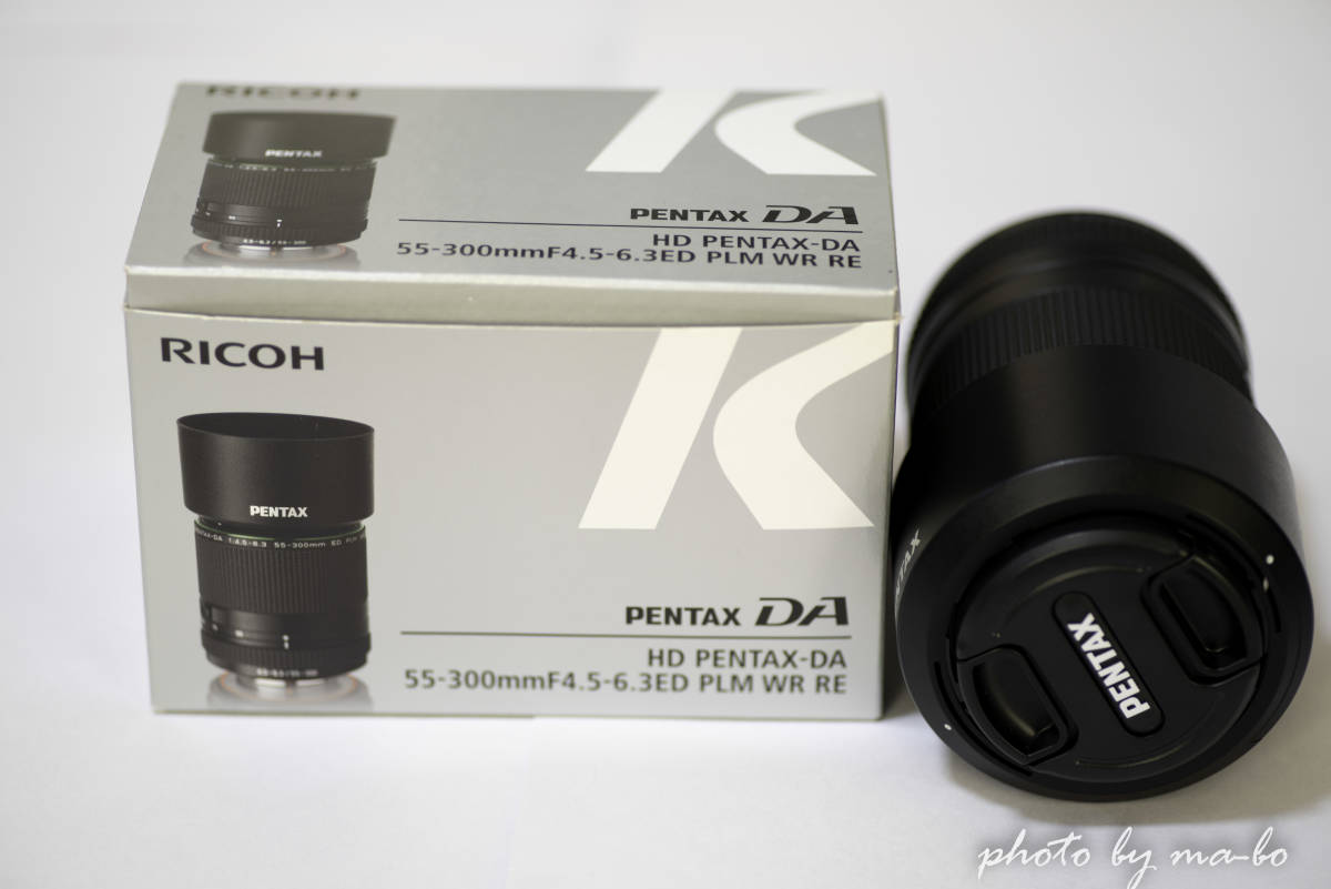 PENTAX HD PENTAX-DA 55-300mmF4.5-6.3ED PLM WR RE ブラック