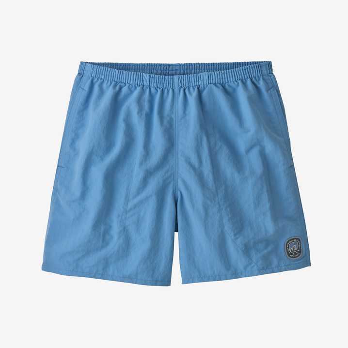 ★即決★PATAGONIA メンズ・バギーズ・ショーツ5インチ サイズL Clean Currents Patch:Lago Blue パタゴニア BaggiesShorts 廃盤 レア_画像1