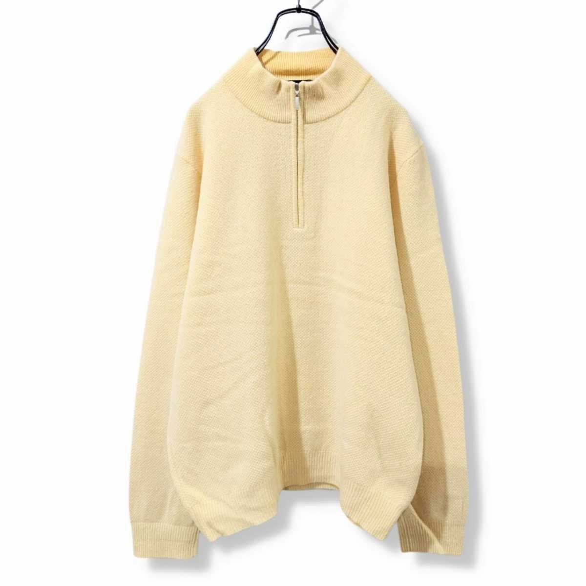 正規品質保証】 Austin Reed 古着 ハーフジップニット カシミヤ