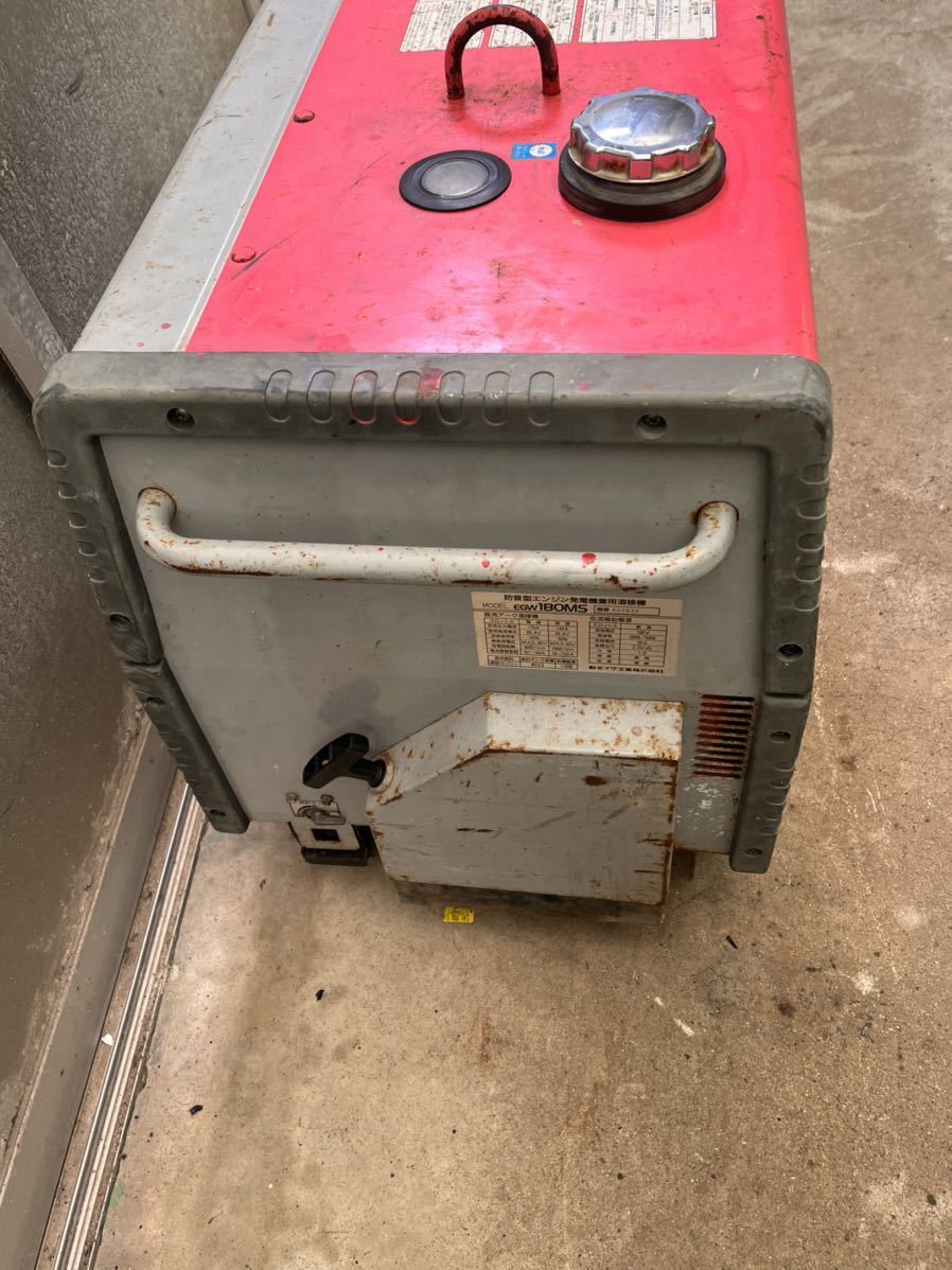 熊本お引取限定　現物確認可　デンヨー　防音型エンジン溶接機　発電機　ウエルダー　TLW-300SSY ディーゼルエンジン  Denyo デンヨー ACX-140GSS 防音型 エンジン 発電機 溶接機 ウェルダー