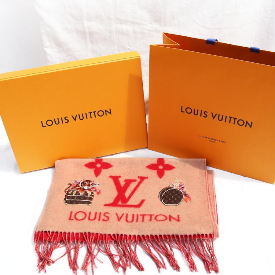 ★新品・未使用★LOUIS VUITTON ルイ・ヴィトン エシャルプ・レイキャビック　プレシャス　タイガー　カシミヤ100％_画像2