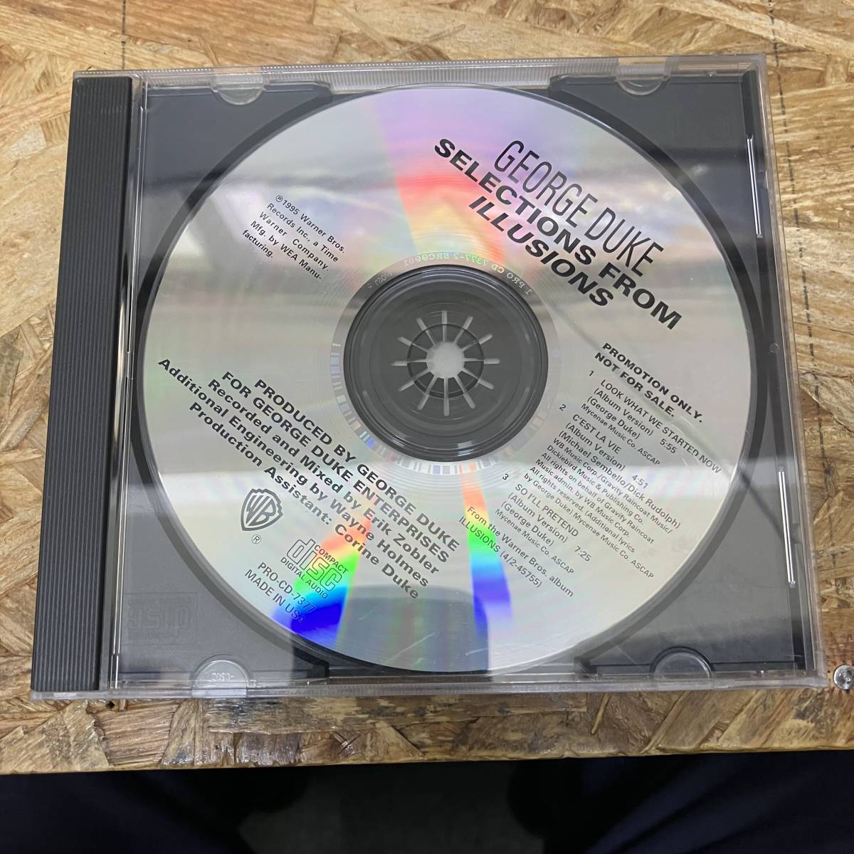 シ● HIPHOP,R&B GEORGE DUKE - SELECTIONS FROM ILLUSIONS シングル,PROMO盤 CD 中古品_画像1
