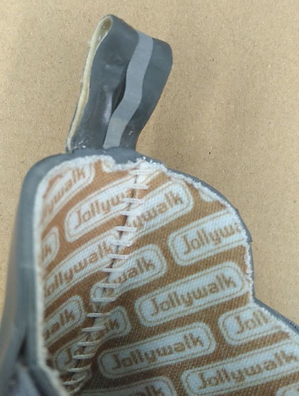 B品 メンズ レインブーツ 25.0cm カーキ サイドゴア レインシューズ 防滑 カジュアル スポーツ 雨靴 JW_20088_製造上のキズ汚れ有り