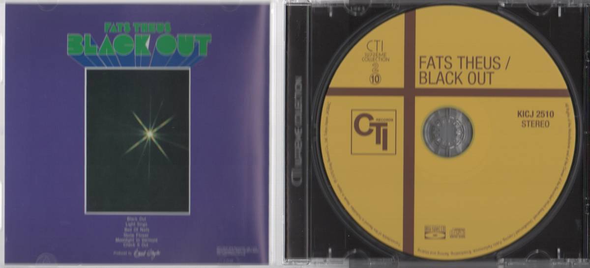 【CD】FATS THEUS - BLACK OUT (ファッツ・テウスとグラント・グリーン - ブラック・アウト)_画像2