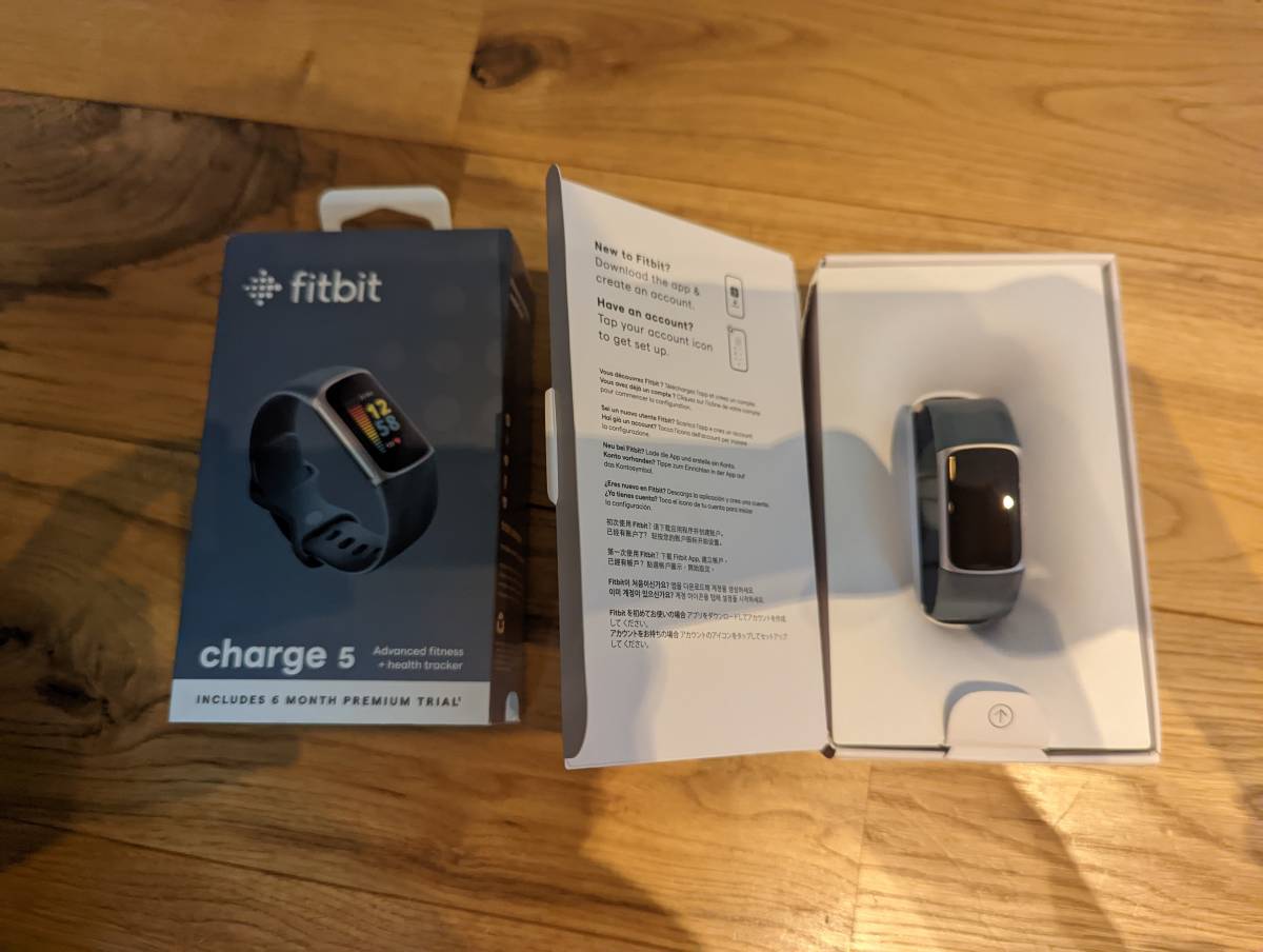 Fitbit Charge 5 スチールブルー 中古品