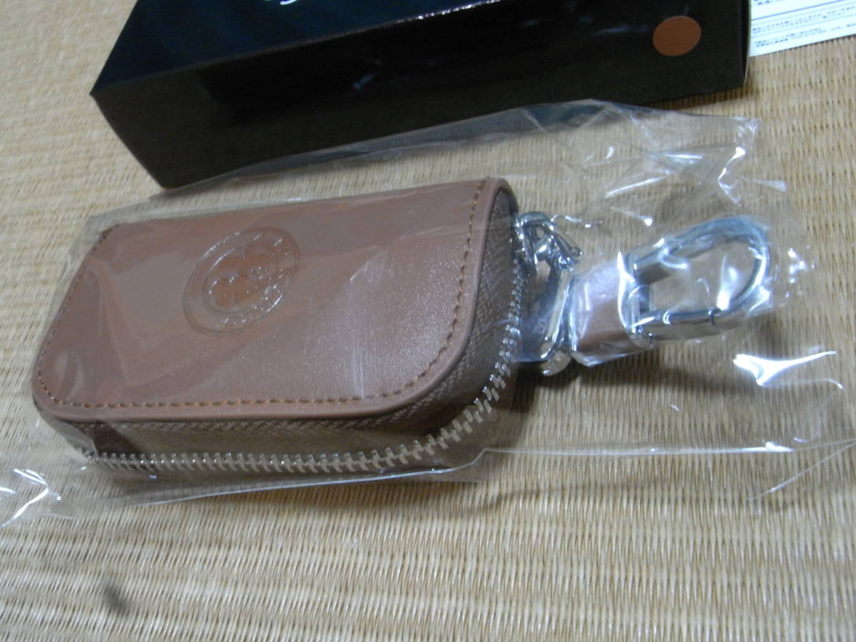 [ regular goods not for sale original ] Alpha Romeo Alfa Romeo emblem entering key case original leather made Brown tea color new goods 