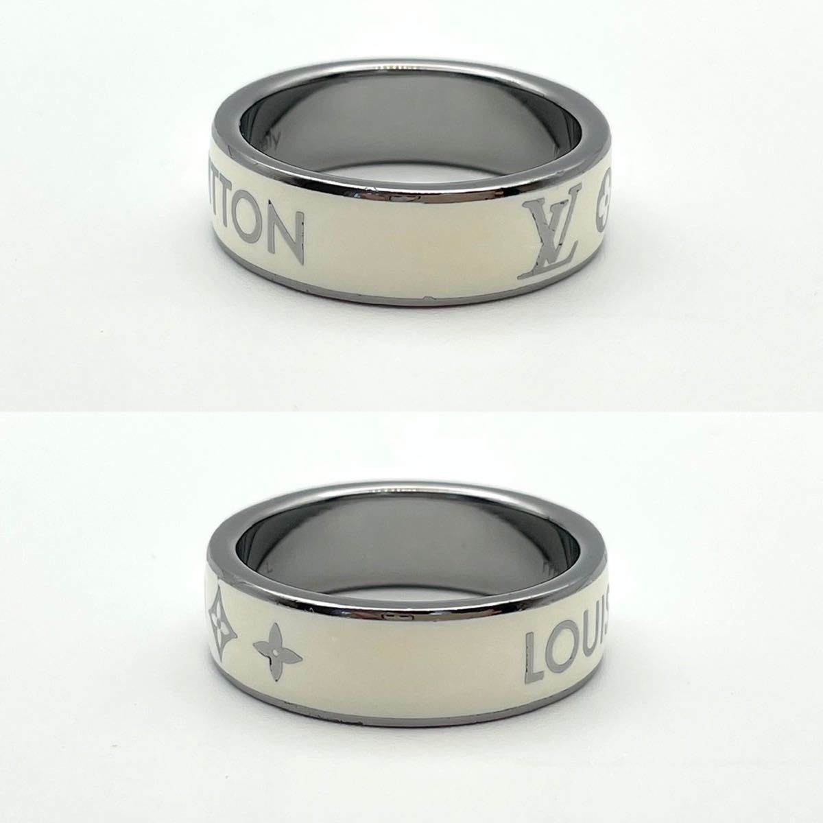 シルバー】 LOUIS VUITTON◇バーグ・LVキャッチ/リング/M/SILVER/19号