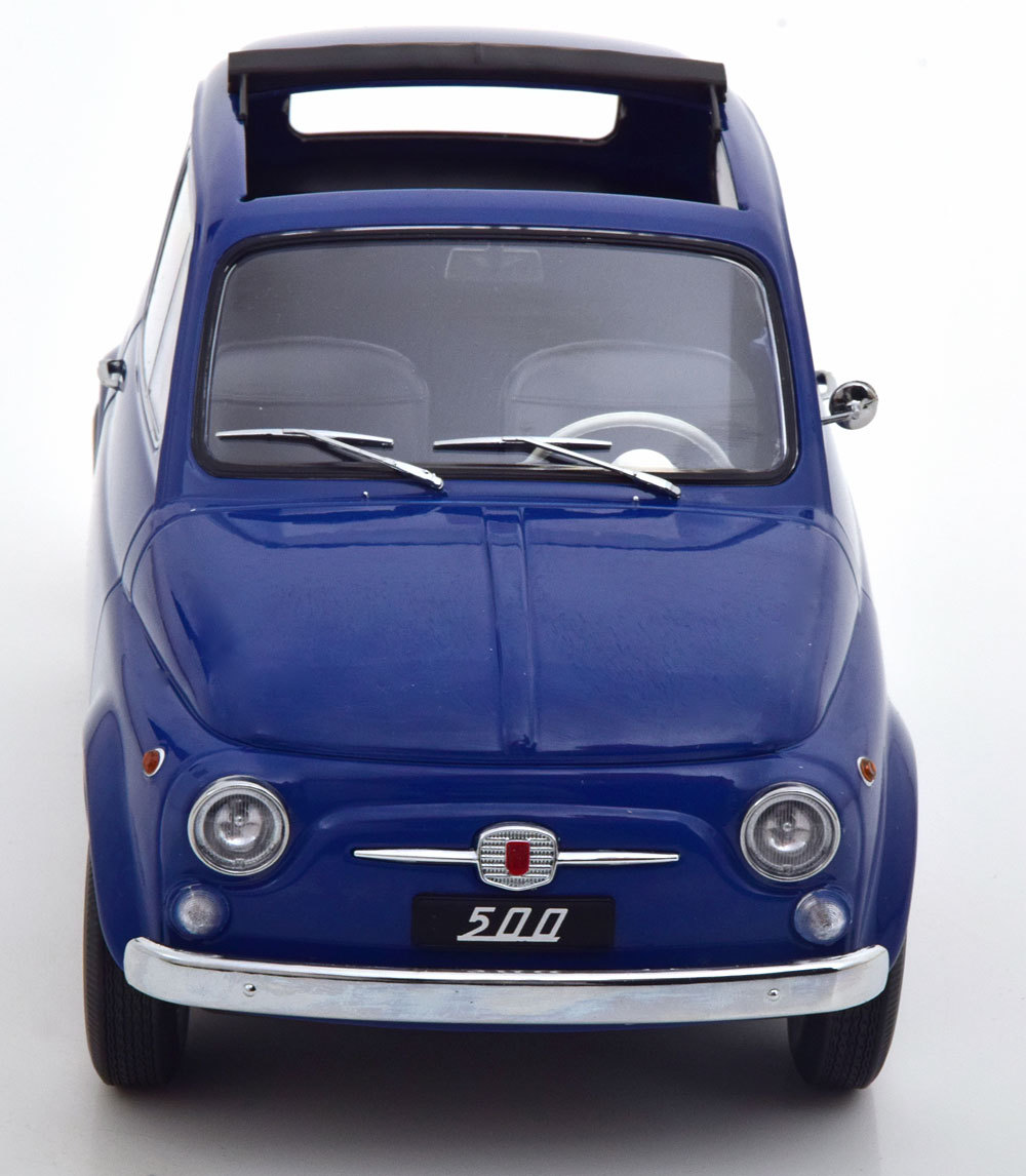 KK scale 1/12 Fiat 500 1968　ブルー　ダイキャスト製　ビックスケール_画像5