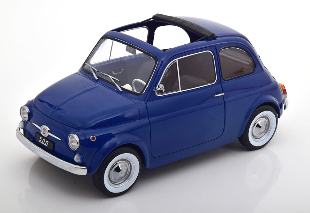 KK scale 1/12 Fiat 500 1968　ブルー　ダイキャスト製　ビックスケール_画像2