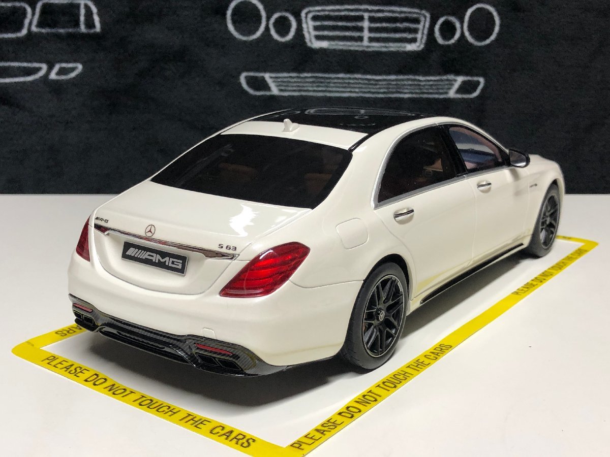 GT spirit 1/18 Mercedes Benz AMG S63 Diamond white メルセデス