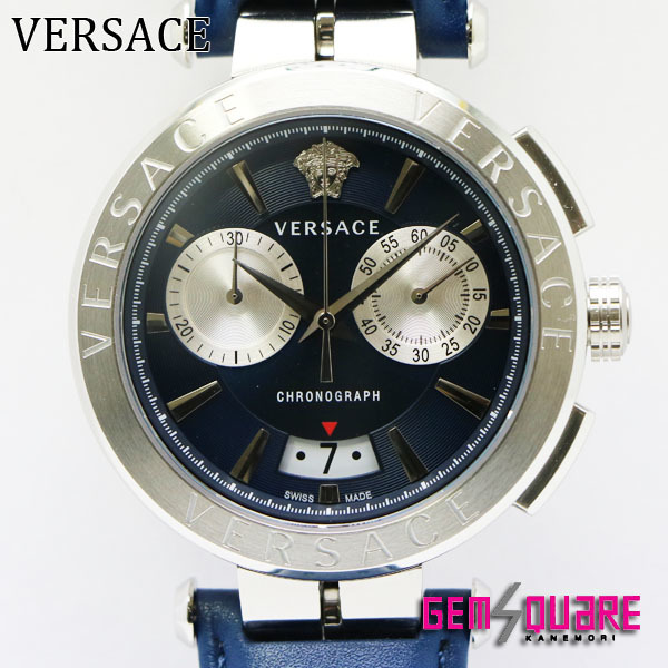 送料関税込】VERSACE アイオン クロノグラフ 腕時計45mm (VERSACE