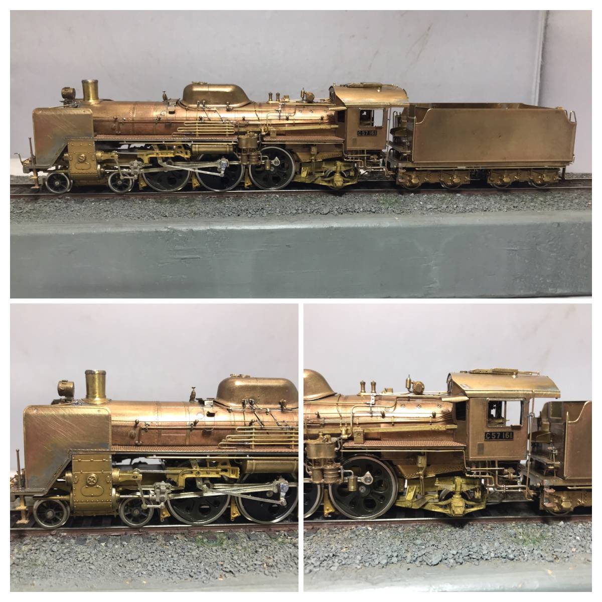 C57 161号機 2次形 珊瑚模型キットベース 屋根取り外し加工等 C57 161号機 2次形 珊瑚模型キットベース 屋根取り外し加工等