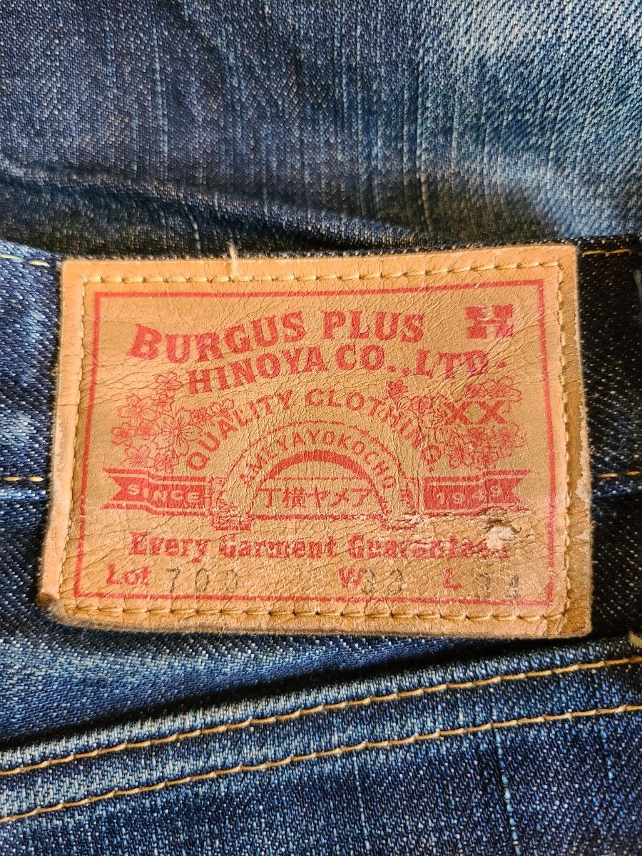 BURGUS PLUS 700 HINOYAオリジナルジーンズ