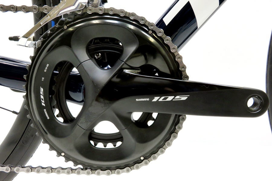 下松)トレック TREK エモンダ EMONDA SL5 DISC 2021年モデル カーボン ロードバイク 54サイズ 2×11速 ブルー_画像3