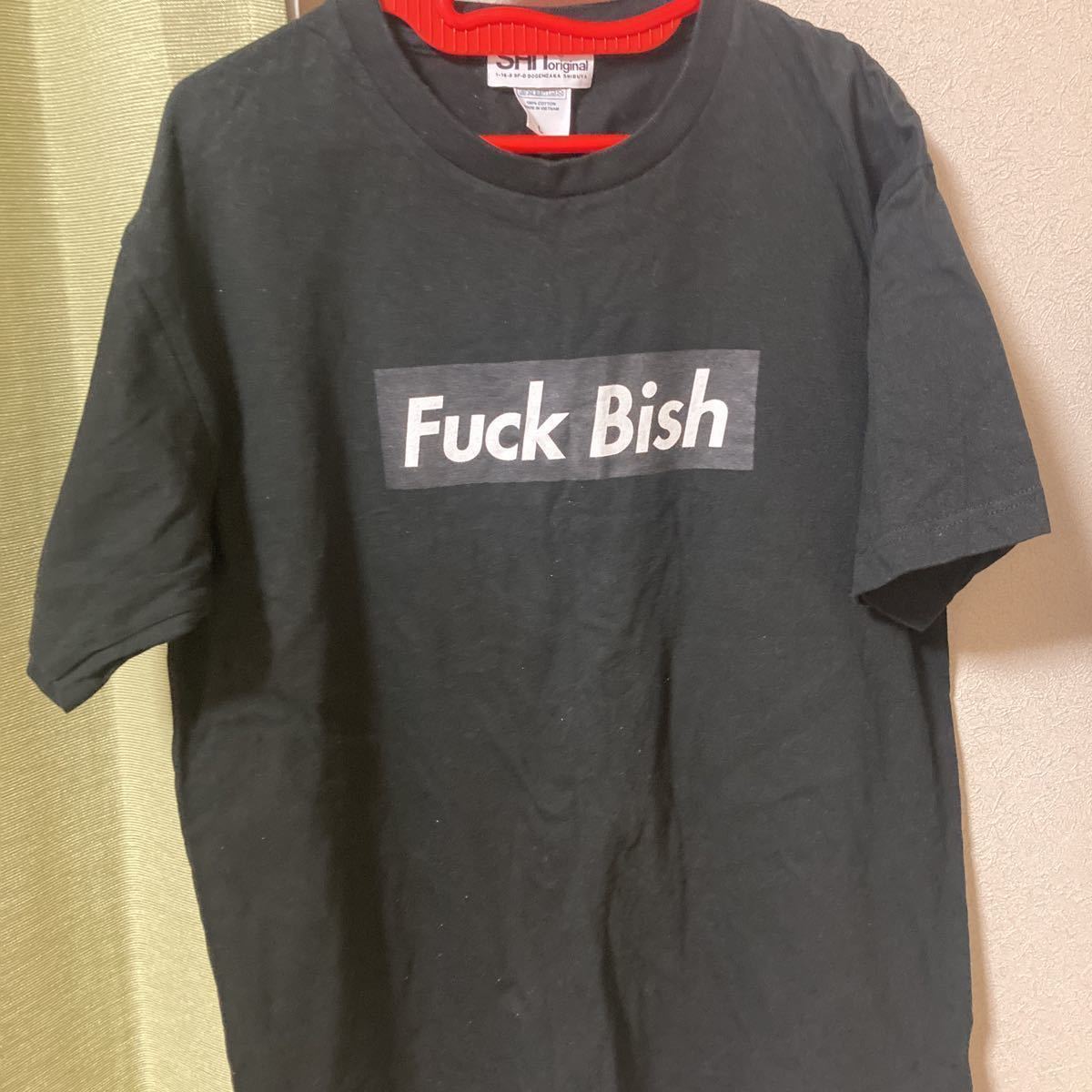 【美品】BiSH ビッシュ FUCK BiSH ボックスロゴ Tシャツ Lサイズ_画像1