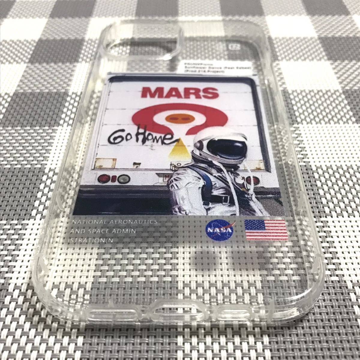 iPhone 13 ケース NASA 宇宙飛行士 ① USA アメリカ 透明 クリア スマホ カバー JHCAS_画像4