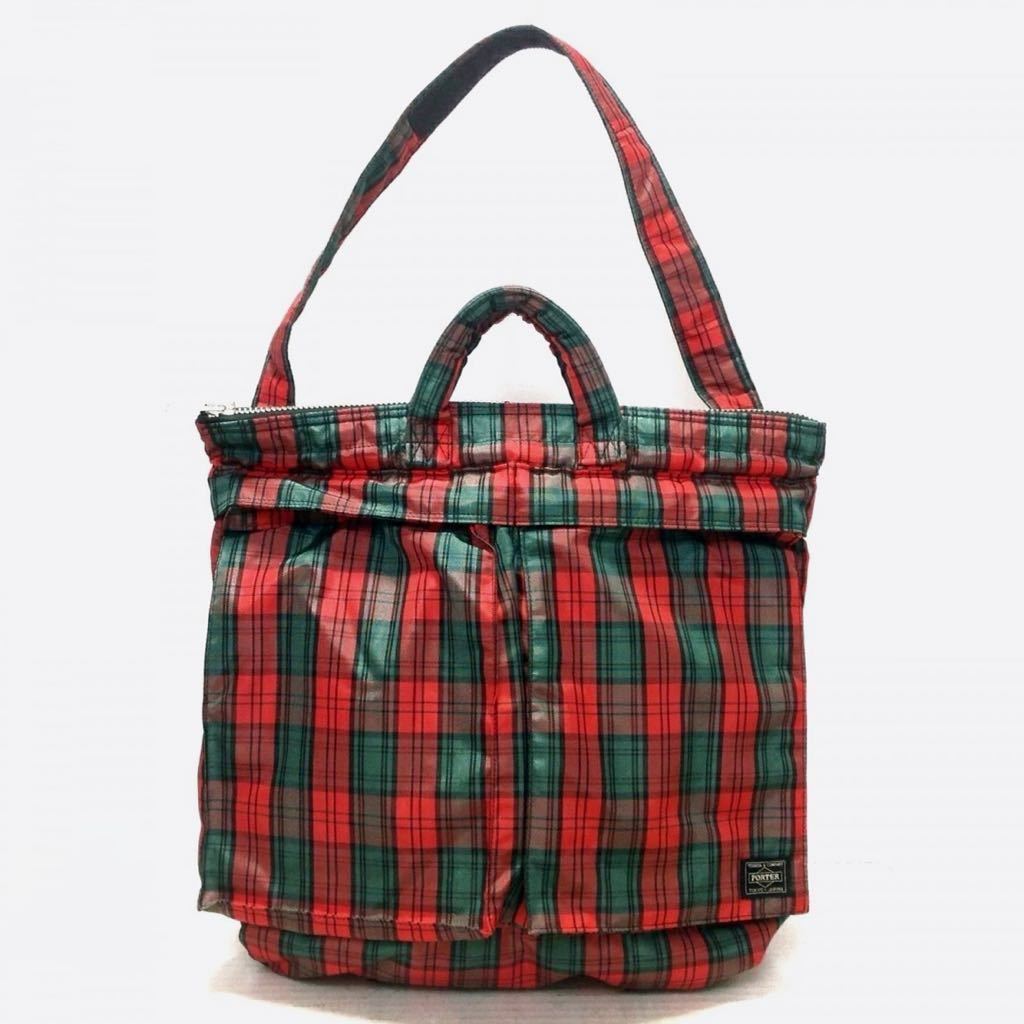 【開店記念セール!】 Tartan Red Exclusive Aoyama Holiday コムデギャルソン PORTER バッグ タータンチェック 青山限定 Xmas 新品 Bag Tanker タンカー 鞄 その他