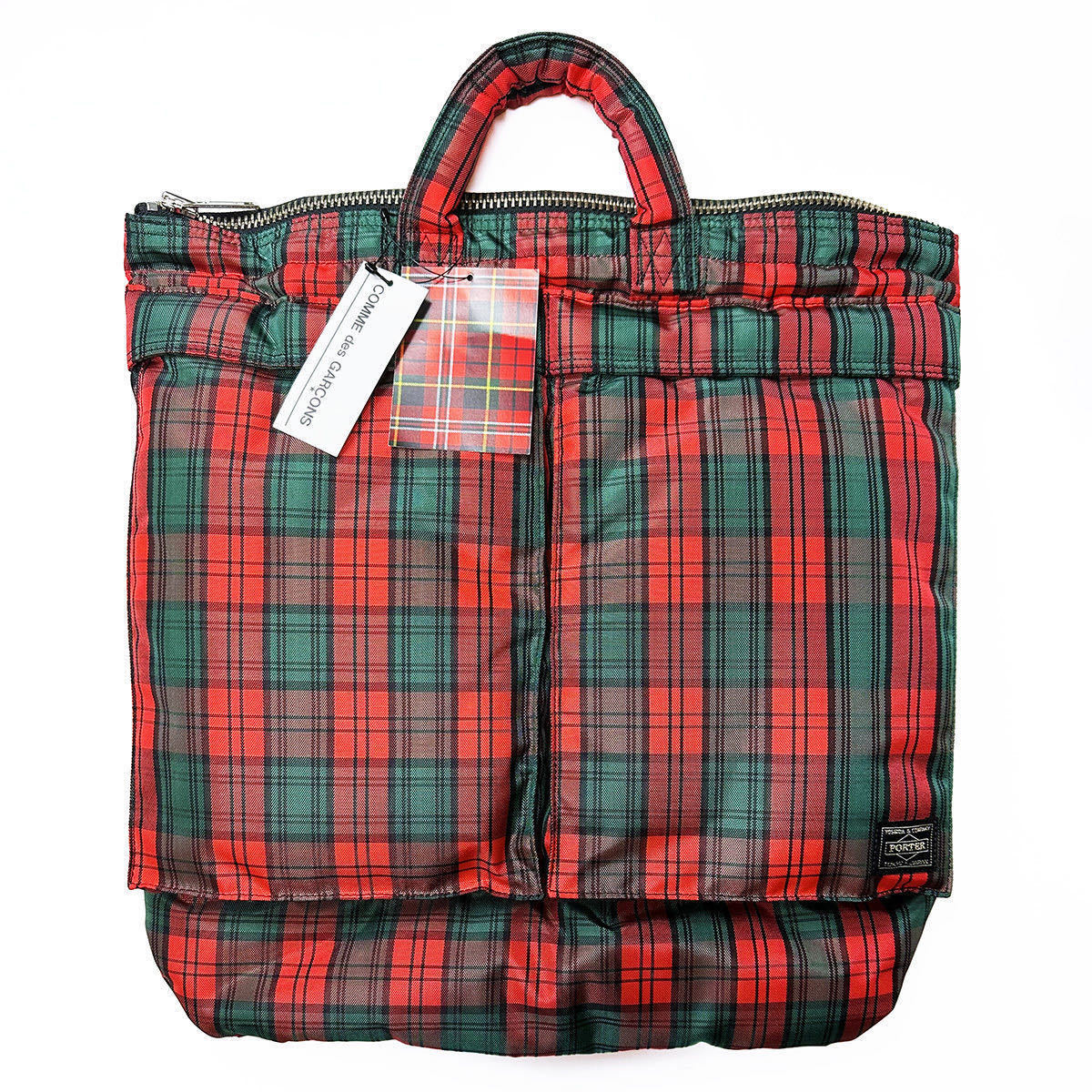 新品 Xmas 青山限定 タータンチェック バッグ PORTER コムデギャルソン Holiday Aoyama Exclusive Red Tartan Bag 鞄 タンカー Tanker_画像、説明文の転載・加工、編集利用禁止。
