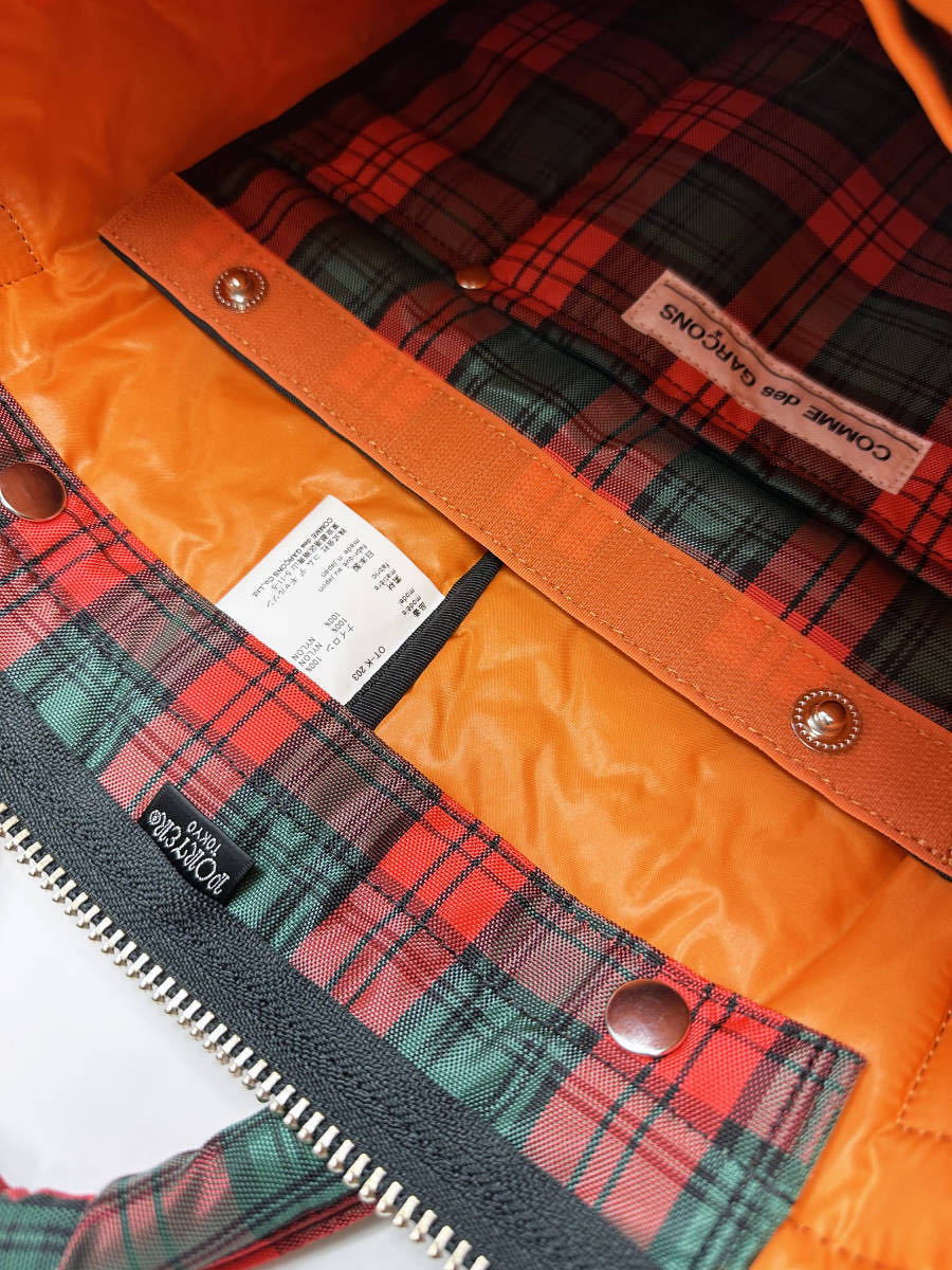 新品 Xmas 青山限定 タータンチェック バッグ PORTER コムデギャルソン Holiday Aoyama Exclusive Red Tartan Bag 鞄 タンカー Tanker_画像、説明文の転載・加工、編集利用禁止。