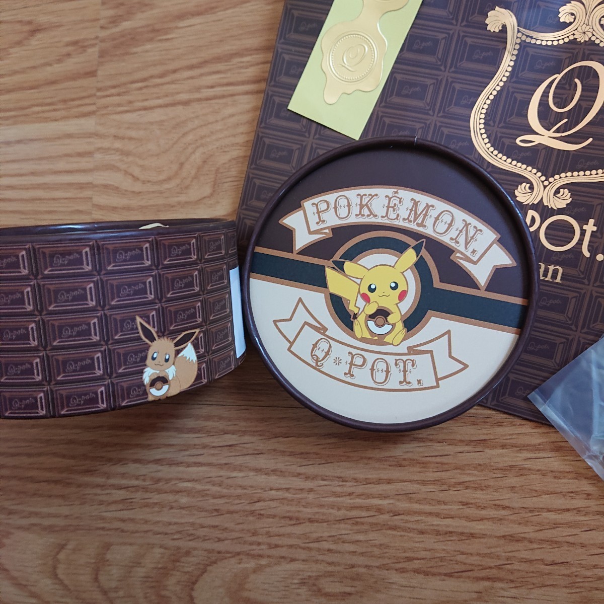 未使用 Q-pot.×ポケットモンスター イーブイ ショコラバッグチャーム