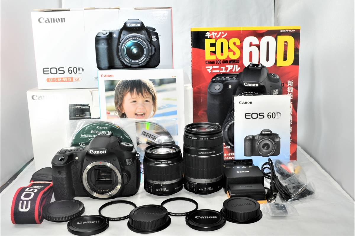 最安値即納】 Canon デジタル一眼レフカメラ EOS 60D ダブルズーム