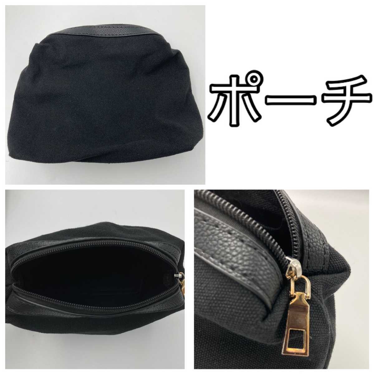  new goods unused lady's black black office te-to commuting square pouch shoulder bag handbag bag clean . adult 