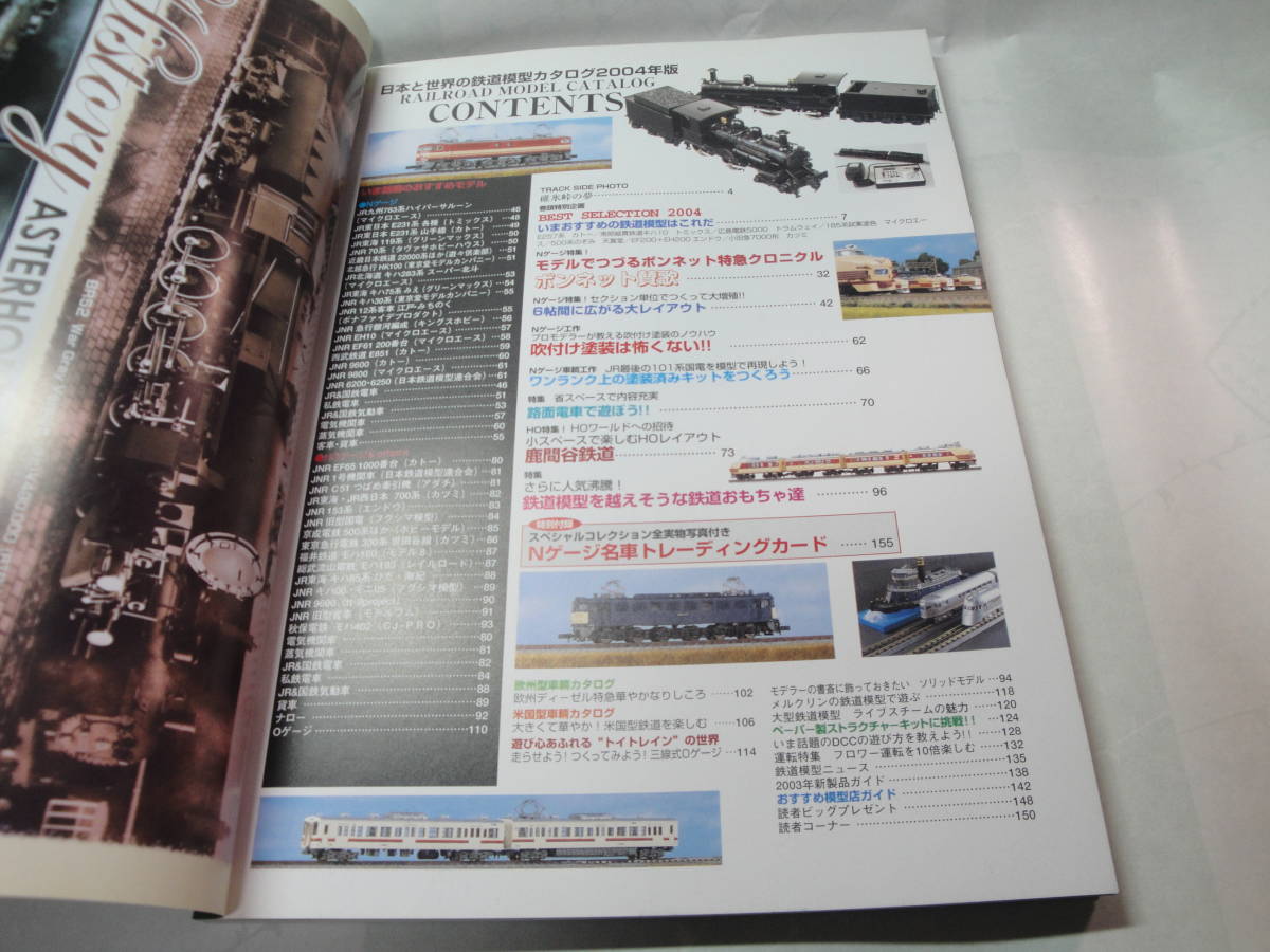 ◇鉄道模型:カタログ2004年版(Nゲ-ジ・HOゲ-ジベストセレクション2004☆送料170円,鉄道ファン,吹付塗装,工作_画像2