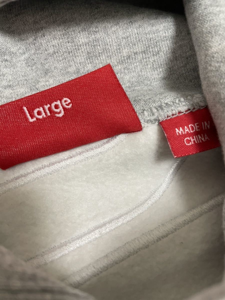 新作正規品新品Supreme Satin Applique Hooded Sweatshirt Heather