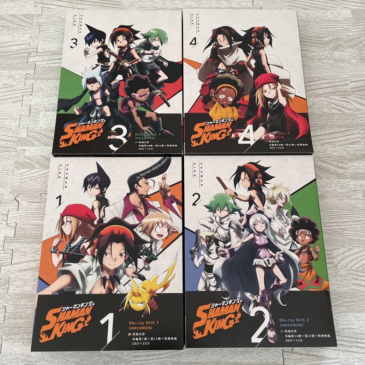 SHAMAN KING Blu-ray BOX 初回生産限定版 全4巻セット 全巻セット シャーマンキング